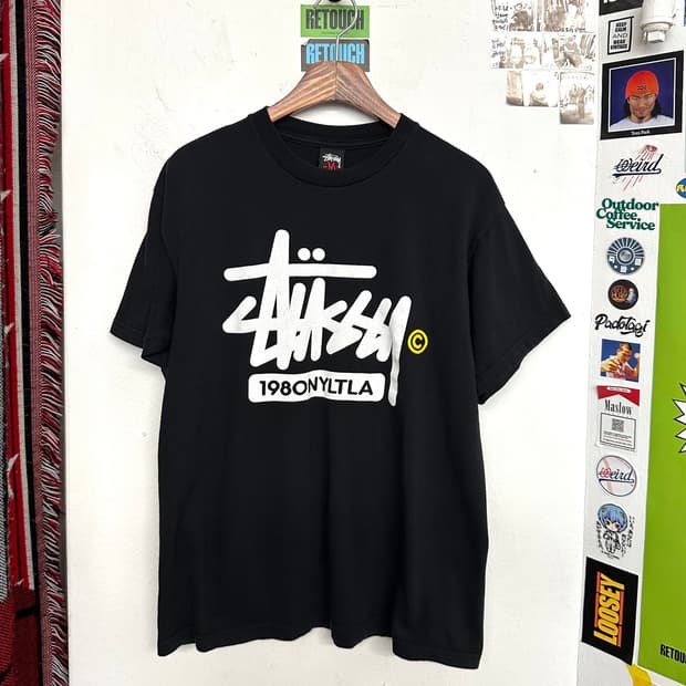 00‘s 스투시 1980 스탁 티셔츠