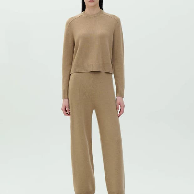 띠어리 캐시미어 코지 풀 온 팬츠