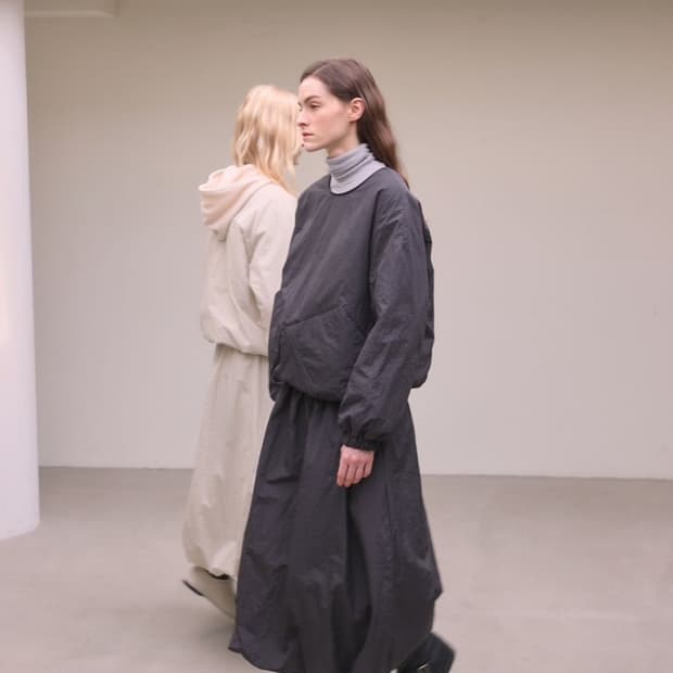 아우로 OURO 패디드 벌룬 스커트 S size