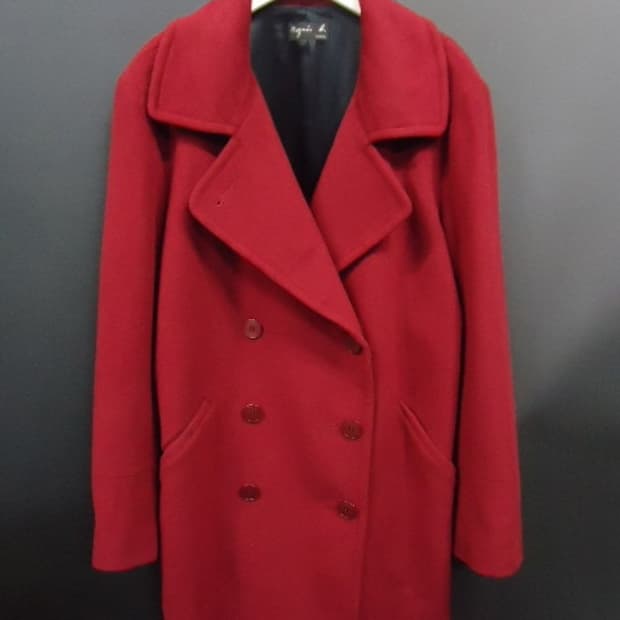 Agnes b 아네스베 오버핏 울 코트