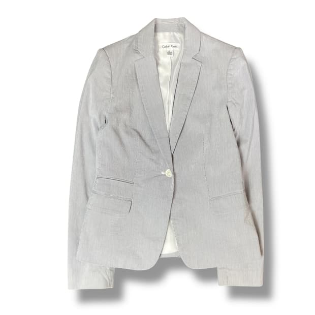 Calvin 시어서커 스트라이프 블레이저 2