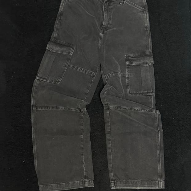 hm washed 카고팬츠