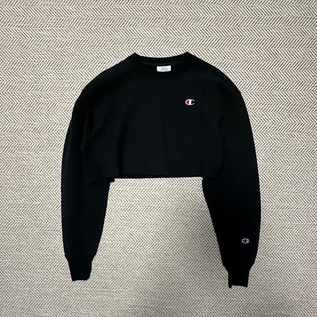 CHAMPION reverse weave crop sweatshirt