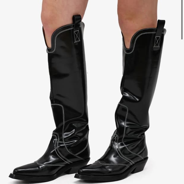 가니 웨스턴 롱부츠 38사이즈