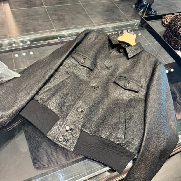 프라다 남성 가죽 재킷 