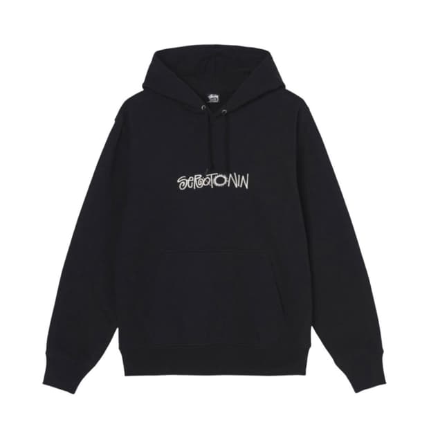 스투시 세로토닌 자수 후드 스웻셔츠 (L)