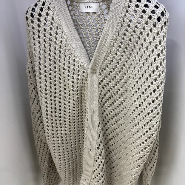 타임옴므 크로셰 니트 가디건