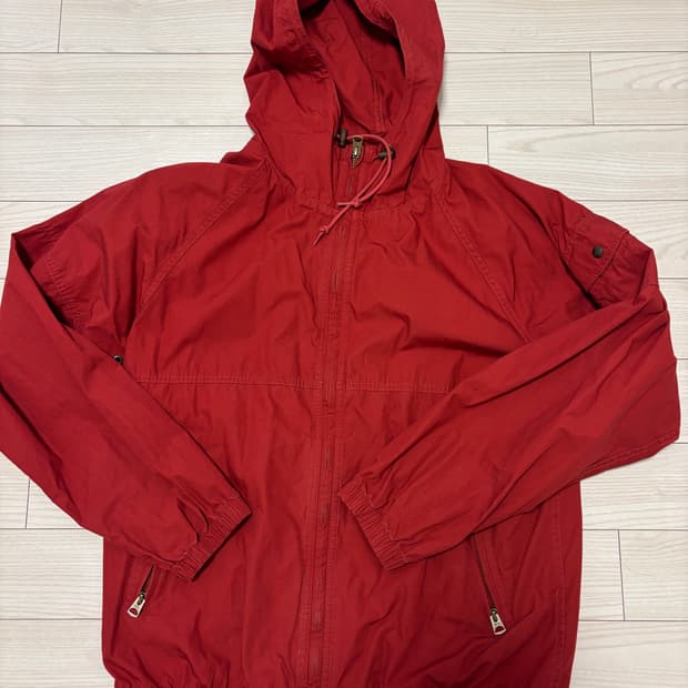 카키스 후드 윈더자켓 레드 s