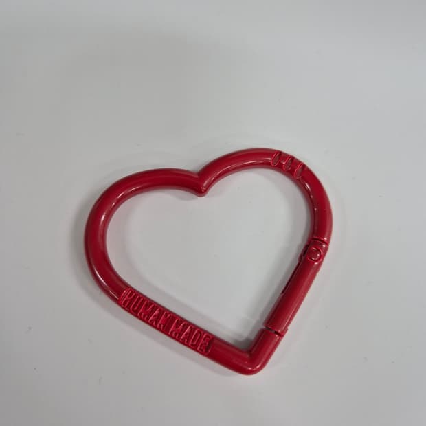 휴먼메이드 하트 카라비너 레드