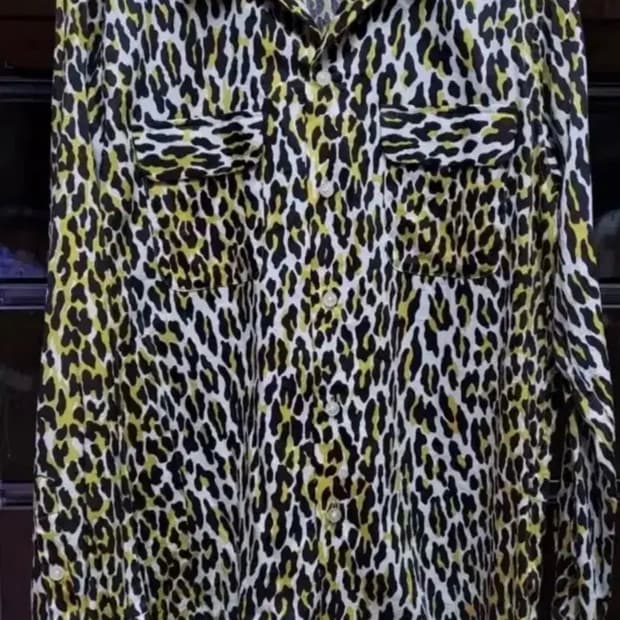 와코마리아 레오파드 셔츠