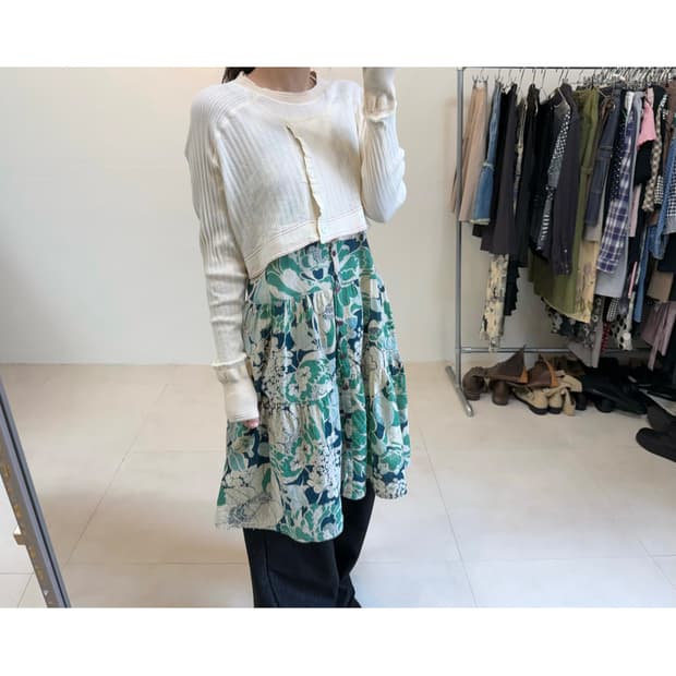 Beams boy 스웨덴 아미 롱슬리브 탑