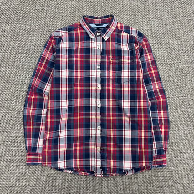 타미힐피거 체크 셔츠 v1559