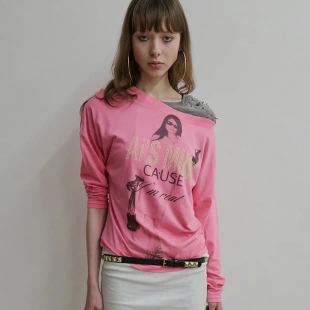 스컬프터 어반뮤즈 티셔츠 M (판매/교환) 핑크->화이트