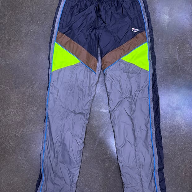 오니츠카타이거 배색 나일론 트랙팬츠 L