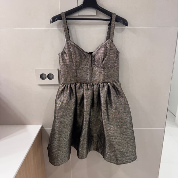 올세인츠 뷔스티에 미니원피스