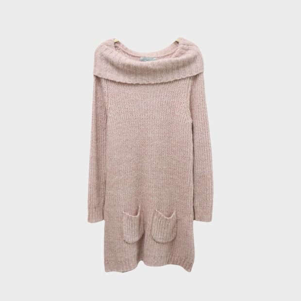 THEORIA 터틀넥 울 혼방 원피스 61083