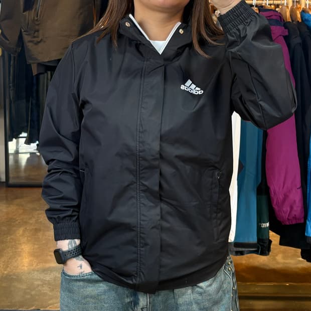 아디다스 블랙 바람막이