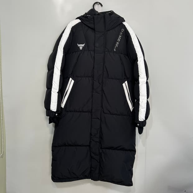 NBA 남성 구스다운 롱패딩 95 M 블랙