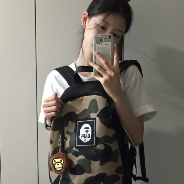 베이프 가방 백팩 (키링 포함) 새상품 정품