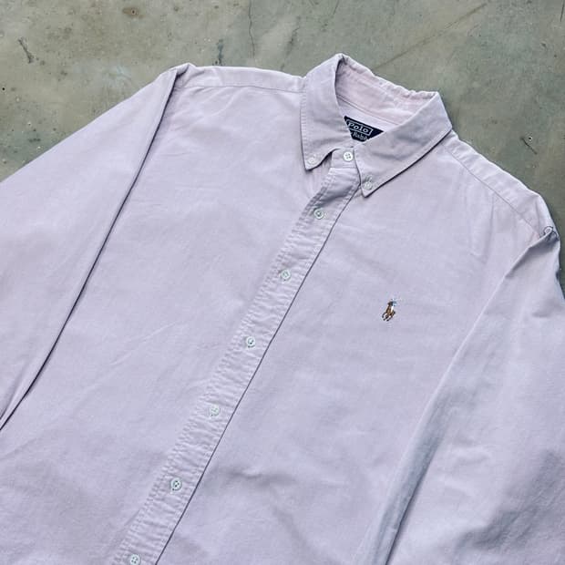 77 폴로랄프로렌 핑크 셔츠