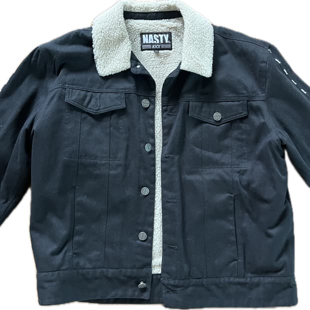 네스티킥 양털 데님 자켓