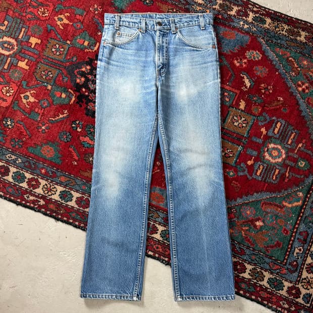 90’s USA 빈티지 리바이스 517 오렌지탭 부츠컷 리바이스 청바지