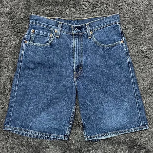 빈티지 리바이스 550 데님 쇼츠 33