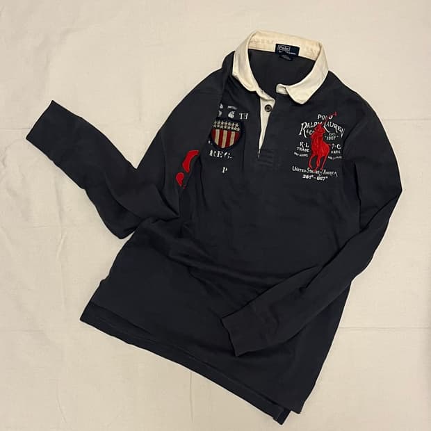 POLO vintage collar long sleeve