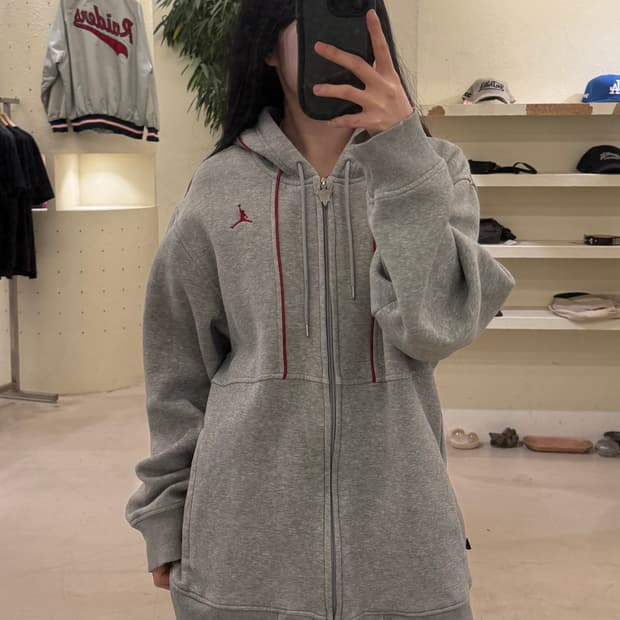 조던 올드스쿨 박시핏 후드 집업 U25