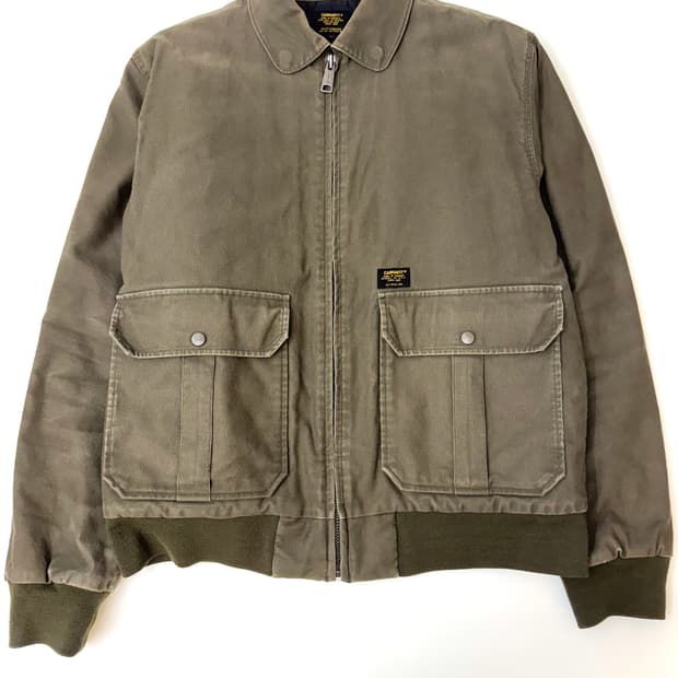 Carhartt 칼하트 WIP 애비에이터 헤비코튼 카키색상 워크자켓 