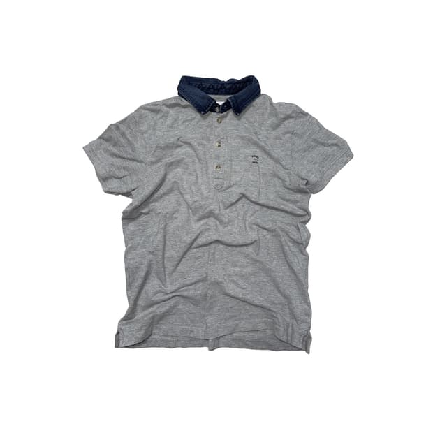 Diesel Denim Collar Polo Shirt