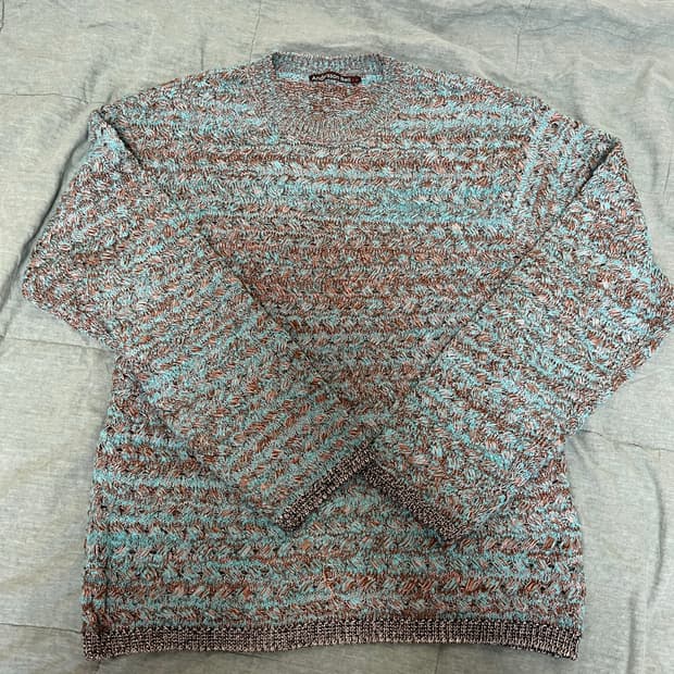 앤더슨벨 멀티 멜란지 니트 (코쿤착용)