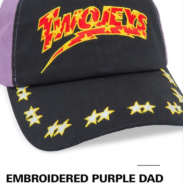 Twojeys Embroidered Purple Dad Cap