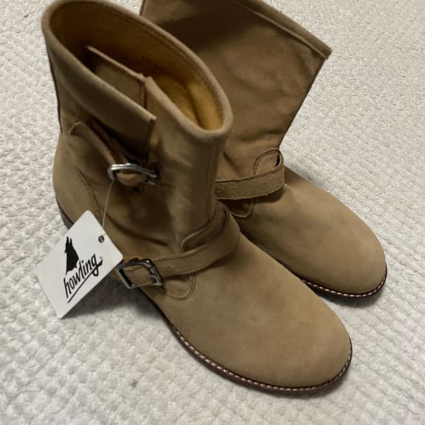 HOWLING 하울링 웨스턴 무드 스웨이드 마스터 엔지니어드 부츠 베이지