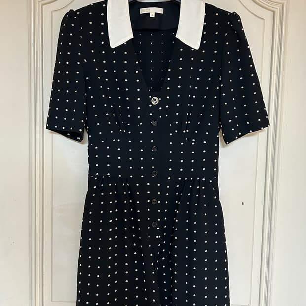 마쥬 도트 치마바지 미니 원피스