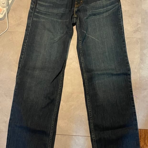 리바이스 221 오렌지탭 데님