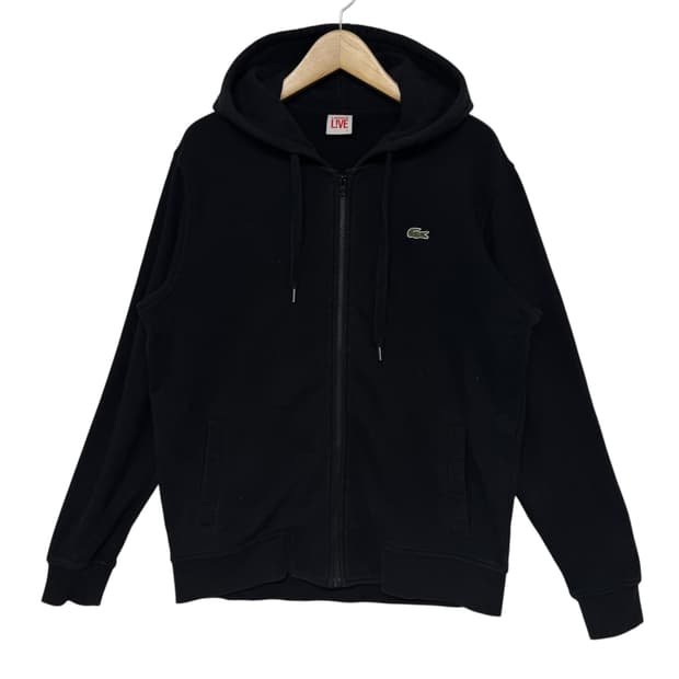 라코스테 라이브 로고 후드집업