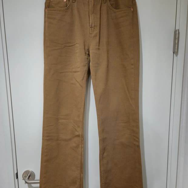 [타일레] 2022fw 세미부츠컷 브라운 데님