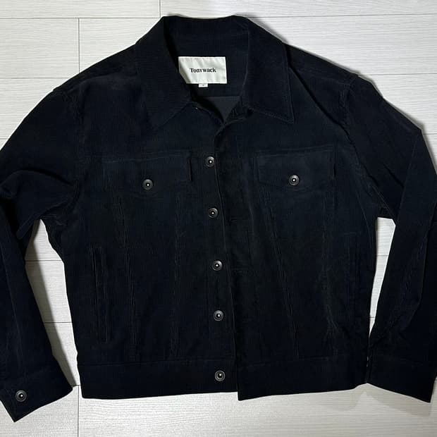 토니웩 코듀로이 트러커 M [잉크 블랙]