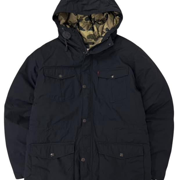 리바이스 덕다운 카라코람 블랙 (L)