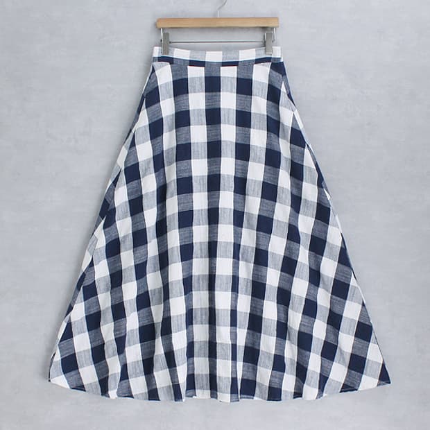 GRAND PARK NICOLE _ linen blend skirt