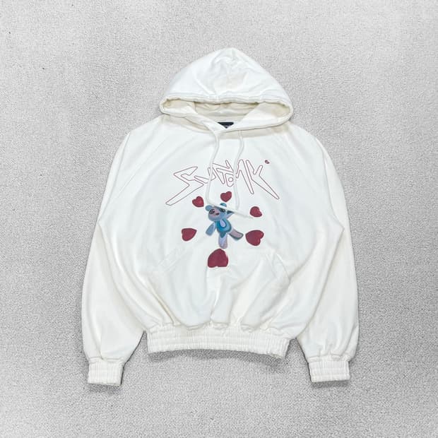 선데이오프클럽 3D 베어 헤비웨이트 후드티