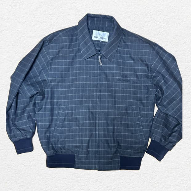 마니아 캠브리지 스트라이프 울자켓