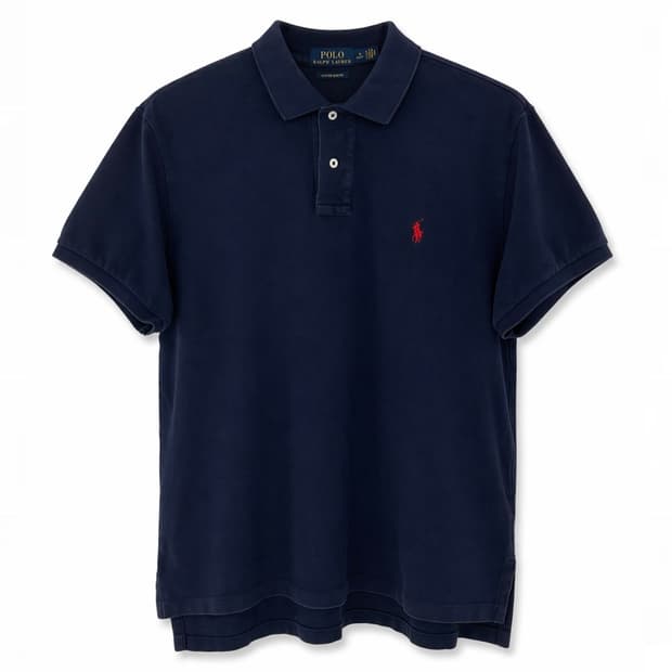 폴로 랄프로렌 네이비 반팔 카라티