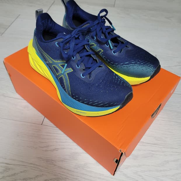 아식스 노바 블라스트4 익스팬스 블루틸 250