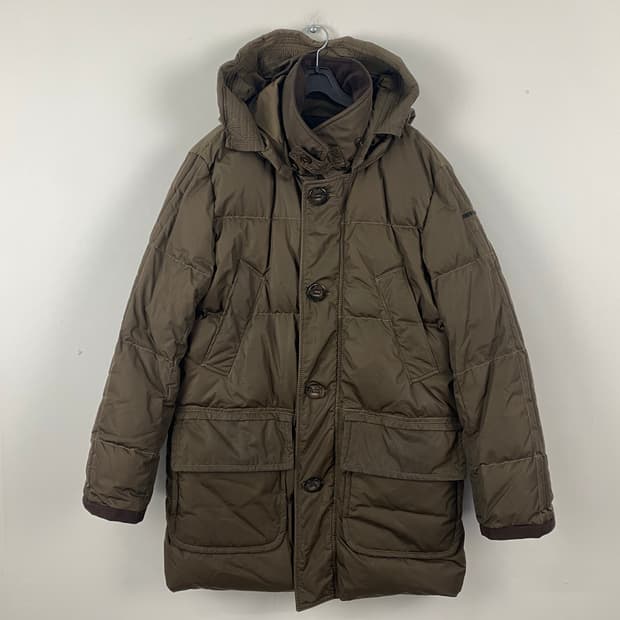 히스토릭 리서치 시리즈 이태리 하프 다운패딩 파카 M