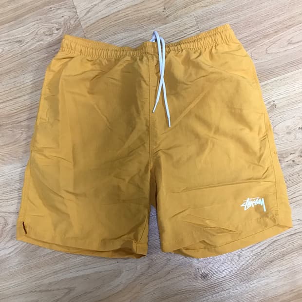 스투시 스탁 워터 쇼츠 탠저린