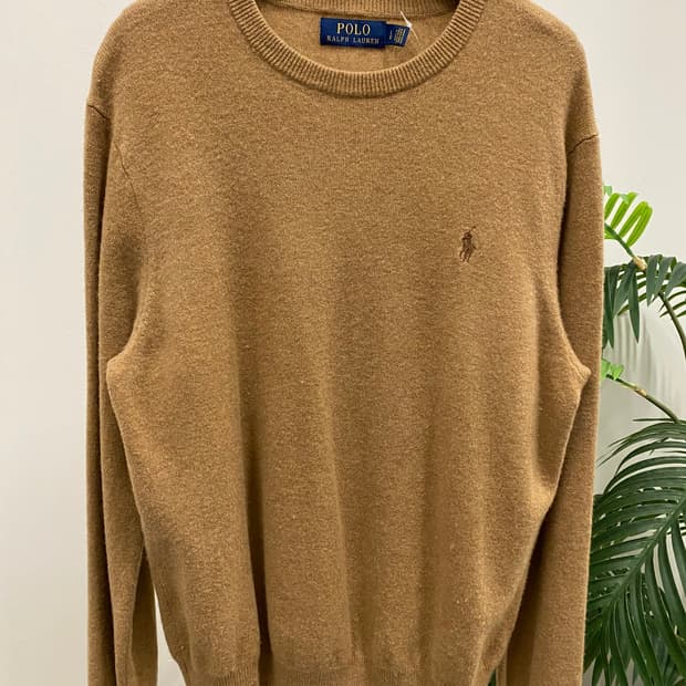 폴로 랄프로렌 브라운 울니트