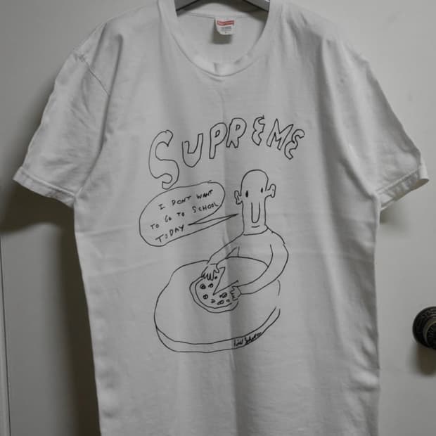 슈프림 15ss 다니엘 존스턴 반팔 티셔츠 L