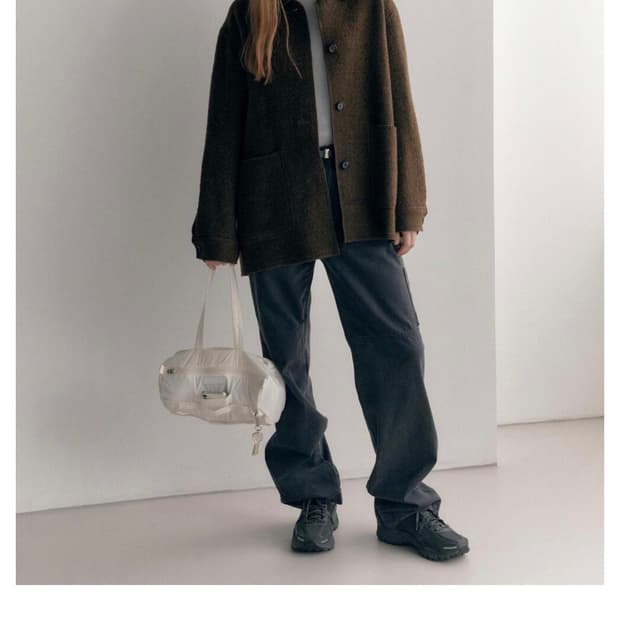 로우클래식 부클자켓 브라운M